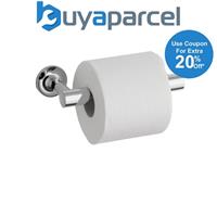 Kohler Purist Pivoting Toilet Roll Paper Tissue Holder Polished Chrome Bathroom