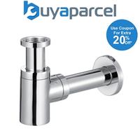 Kohler Low Projection Design Bottle Trap Chrome Bathroom Basin Sink