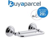 Kohler Artifacts Pivoting Toilet Roll Paper Tissue Holder Chrome Bathroom