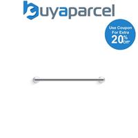 Kohler Components Double Towel Rail Holder Polished Chrome Bathroom Cloakroom