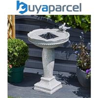 Smart Garden Solar Feathered Friend Bird Garden Water Feature Fountain Bird Bath