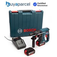 Bosch GBH 18V-21 SDS+ SDS Plus Brushless Cordless Rotary Hammer 2 x 4ah Battery