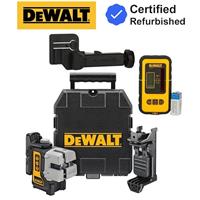 DeWalt DW089KD 3 Way Self Levelling Multi Line Laser + Bracket + Case + Receiver