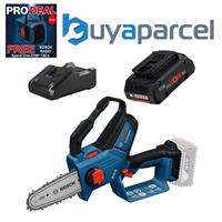 Bosch Professional 18V Brushless Pruning Chainsaw 15cm + 4ah ProCore Kit