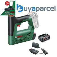 Bosch 06032A7000 UniversalTacker 18v Cordless Stapler Nailer + 2.5AH Battery Kit