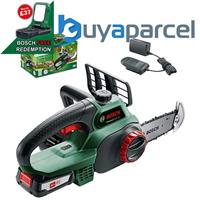 Bosch 18v Cordless Chainsaw UniversalChain 20cm Bar Length 1 x 2.5Ah Battery
