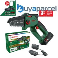 Bosch 18v Cordless Chainsaw EasyChain 18V-15-7 + 2.5ah Battery + Charger