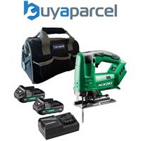 Hikoki CJ18DAW4Z 18V Top Handle Jigsaw + X2 2.0AH Battery + Charger + Bag