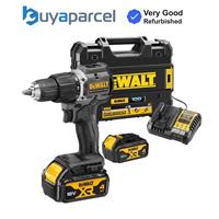 Dewalt DCD100M2T Black 18v XR Brushless Compact Combi Hammer Drill 4AH 100 Year