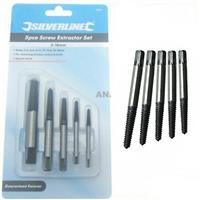 New Damaged Broken Nut Bolt Screw Removal Remover Extractor Puller Bit Set 5 Pc
