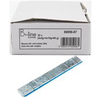 50 x 60g Adhesive Lead Free Stick On Wheel Balance Weights Cars Motorbike