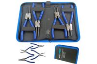 US PRO 4PC 7 CIRCLIP PLIERS SET IN ZIP POUCH B2064
