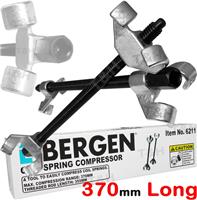 BERGEN EXTRA LONG HEAVY DUTY Coil Spring Compressor 370mm 2pc Coil Spring Clamps