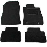 Fits Nissan Juke Car Mats for 2010 to 2019 Tailored Carpet 4pc Black Floor Set
