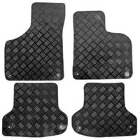 Fits Audi A3 2003-2012 Tailored Rubber Car Mats 4pc Set Black Heavy Duty Durable