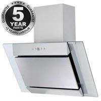 SIA AGL71SS 70cm Stainless Steel Angled Chimney Cooker Hood Kitchen Extractor