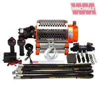 WIRELESS HYDRAULIC WINCH INSTALLATION KIT VALVE HOSES CONTROL GEAR 24V
