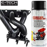 E-TECH XHT BLACK Extremely High Temperature Paint VHT Car Engine Exhaust 400ml