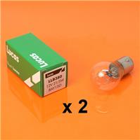 Lucas 12V 21/5W BAY15D Stop Brake Tail Light Lamp Bulbs Twin Filament Bulb 380