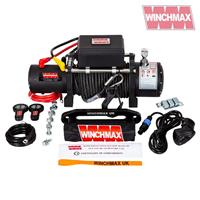 ELECTRIC WINCH 12V 4x4 13500lb MILITARY SPEC. WINCHMAX BRAND + SYNTHETIC ROPE
