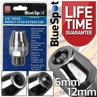Impact Stud Extractor Bolt Remover Removes Studs Stripped Bolts 6mm-12mm 3/8 Dr