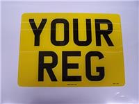 9x7 motorcycle motorbike road legal Number Plate 100% MOT Compliant QUAD BIKE