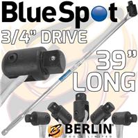 3/4" Drive HEAVY DUTY BREAKER BAR 39" 1m Long Strong Arm Power Bar Wheel Wrench
