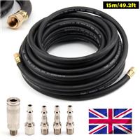 Auto Heavy Duty Accessories Rubber Air Compressor Hose Air Line 15m 1/4'' BSP