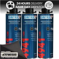 3x DINITROL 4941 Black Under Body Rust Proofing Corrosion Protection Wax 1L+Airf