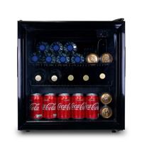 Mini Drinks Fridge, Table Top 50L Beer / Wine Cooler With Glass Door - SIA DC2BL