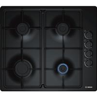 Bosch Series 2 58cm 4 Burner Gas Hob - Black PBP6B6B60