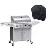The Georgia Classic - 4 Burner Gas BBQ with Side Burner
