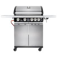 Boss Grill Alabama Elite - 4 Burner Gas BBQ with Side Burner - Stainle IQBBQ4BSS