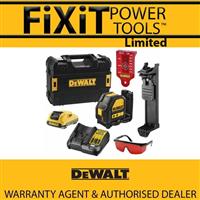 DeWalt DCE088D1R 10.8v 2.0Ah Li-Ion Cross Line Laser Red RW