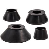 4x 40mm Car Truck Wheel Balancer Standard Taper Cone Carbon Steel Set Kit Shaft