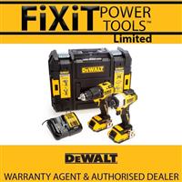 DeWalt DCK2062D2T 18V XR impact Driver& Drill Driver Twin Pack 2 x 2Ah Li-Ion RW