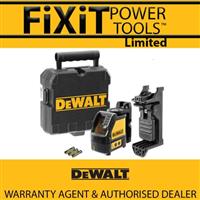 DeWalt DW088K 2 Way Self-Levelling Cross Line Laser Level Kit & Wall Bracket RW