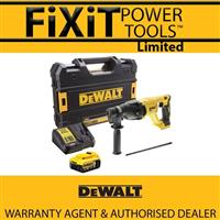 DeWalt DCH133P1 XR 18V Li-Ion Cordless Brushless SDS PLUS Hammer & 5Ah Bat RW
