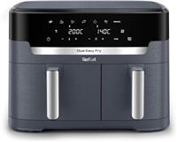 Tefal EY942BG0 Air Fryer Easy Fry Dual XXL No Oil 8+ Portions 8L 2700w Java-Grey