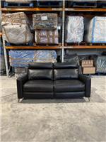 John Lewis Parker Knoll Elevate Large 2 Seater Leather Sofa, Metal Leg