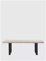 Gallery Direct Taranto 8-Seater Rectangular Acacia Wood Garden Dining Table, Gre