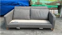 John Lewis Bailey II 3 Seater Sofa Aquaclean Mist - Missing Base Cushion