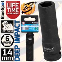 14mm Deep Impact Socket 1/2 Drive 6 Point Single Hex Impact LifeTime Guarantee
