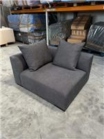 John Lewis Tokyo LHF Grand Modular Arm Unit Grey