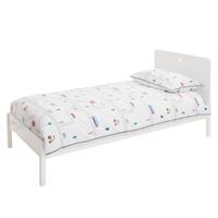 Star Bright Single Bed Bright White Bed Frame Children's