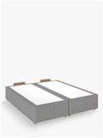 John Lewis Non Sprung Classic Maxi Divan Base, Super King Size, Brushed Tweed Gr