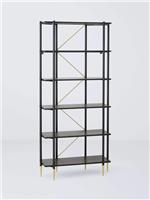 John Lewis Swoon Cole Shelving Unit Black