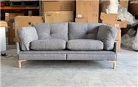 John Lewis Power Recliner Sofa Java Medium 2 Seater Storm Grey Easy Clean Living