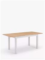 John Lewis Wilton 4-6 Seater Extending Dining Table, Linen Kitchen