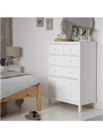 John Lewis Chest of Drawer Wilton 6 Drawer Chest White